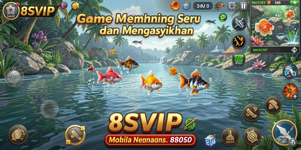 Gameplay seru menangkap ikan di 8SVIP dengan grafis menawan.