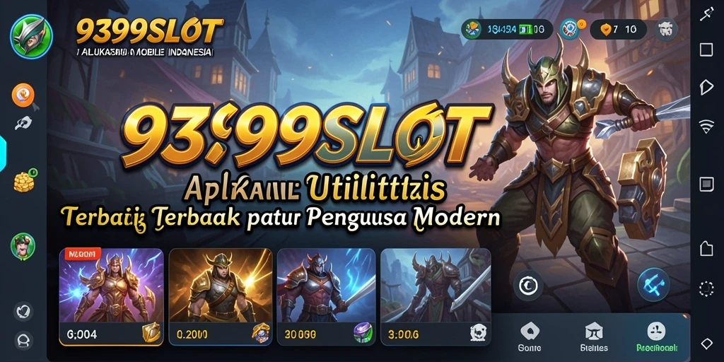 Tampilan antarmuka 9399SLOT yang menarik dan informatif.