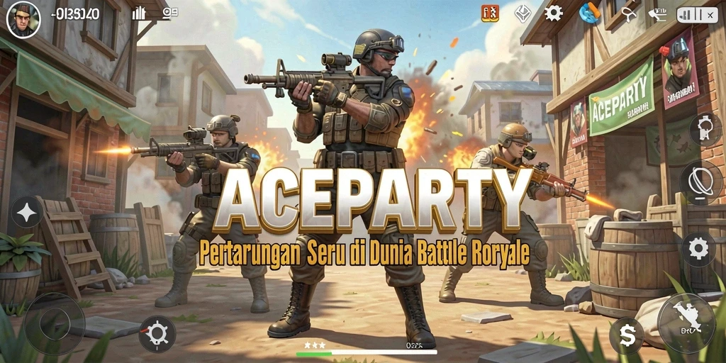 Gameplay seru dari ACEPARTY di arena Battle Royale