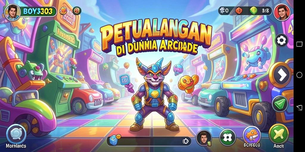 Tampilan permainan BOY303 dengan grafis warna-warni dan gameplay yang seru.