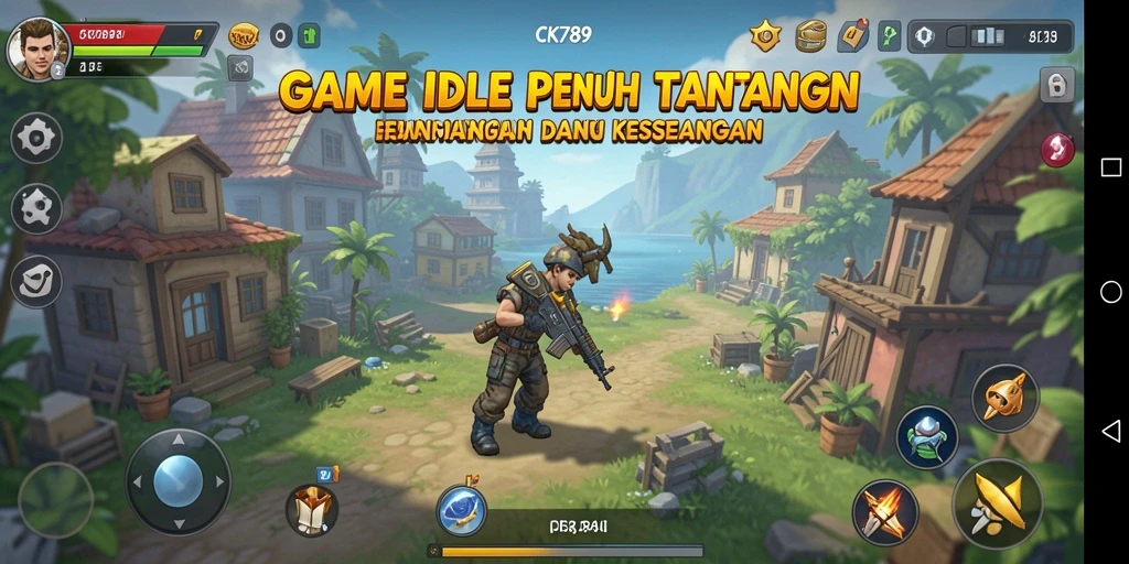 Screenshot CK789 menampilkan gameplay seru dari game Idle yang mendebarkan.
