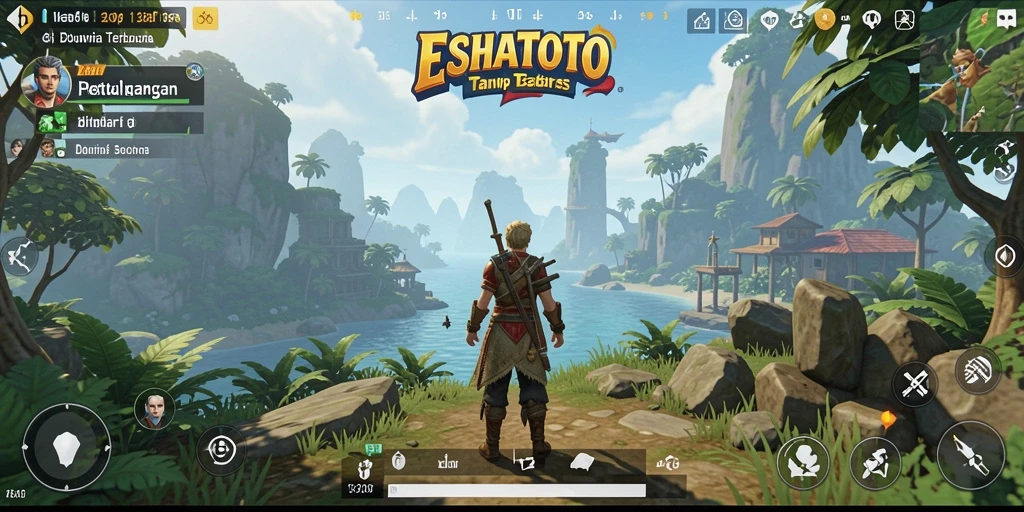 Gameplay ESHATOTO yang menakjubkan di dunia terbuka.