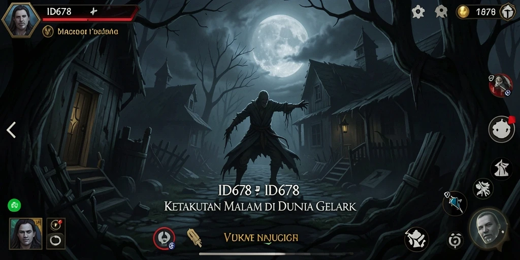 Screenshot menampilkan intensitas gameplay horor yang mendebarkan.