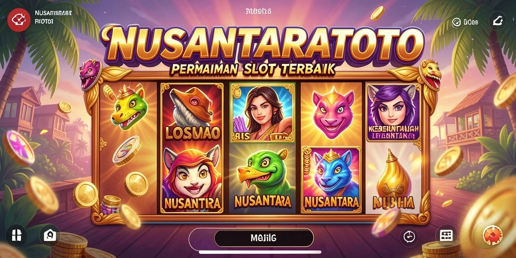 Screenshot gameplay NUSANTARATOTO yang menunjukkan keseruan bermain Slot.