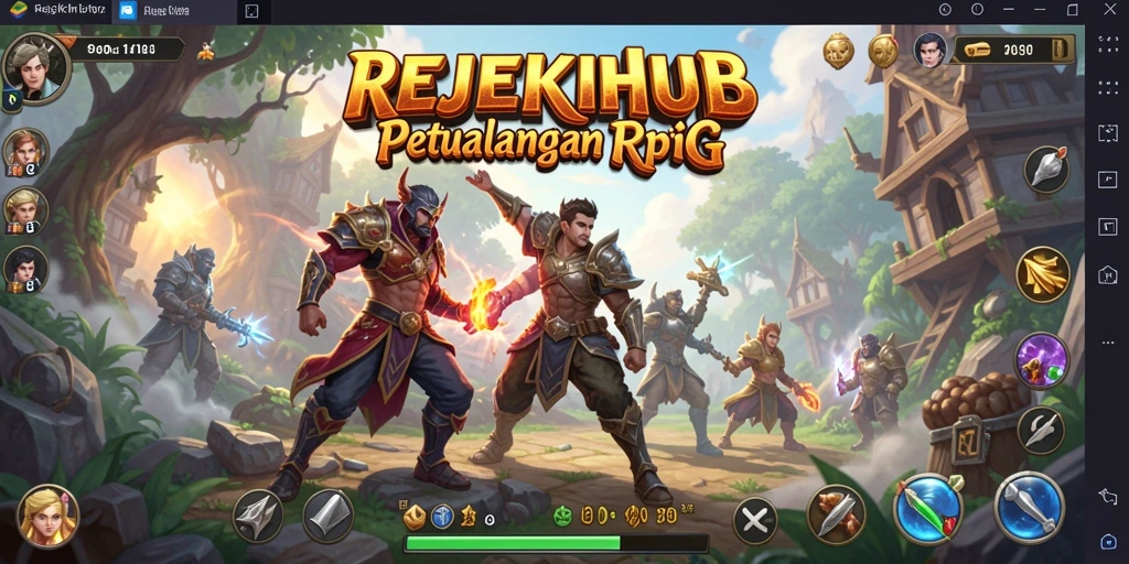 Tangkapan layar <strong>REJEKIHUB</strong> menampilkan aksi pertarungan yang seru dan karakter yang menawan.