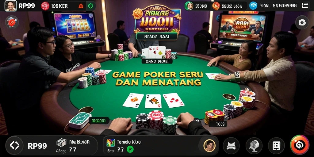 Tampilan gameplay seru dalam RP99 dengan pemain sedang berkompetisi.