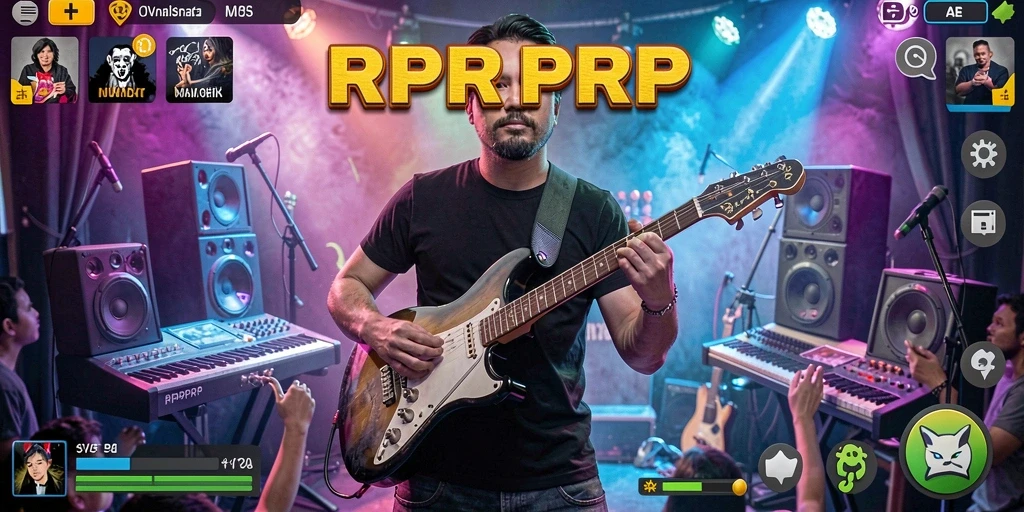 Tampilan gameplay RPRPRP yang seru dan interaktif.