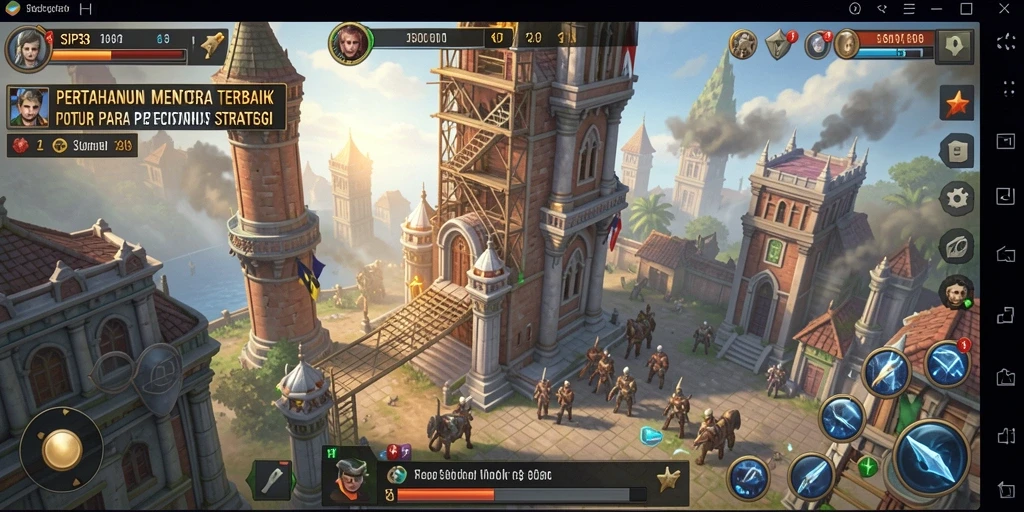 Gambaran gameplay SIP33 yang seru dalam Tower Defense.