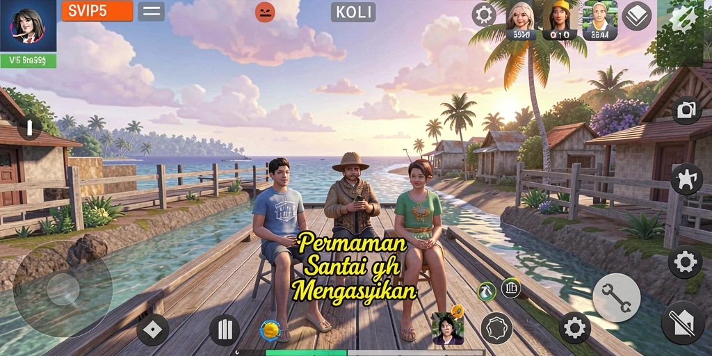 Tampilan gameplay SVIP5 yang menawan dan penuh warna.