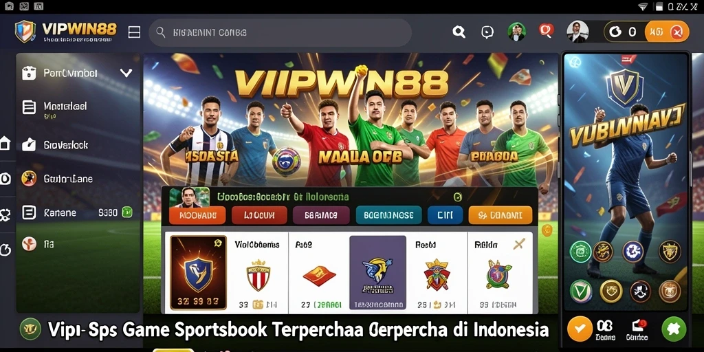 Tampilan gameplay <strong>VIPWIN88</strong> yang menarik dan interaktif dalam taruhan olahraga.