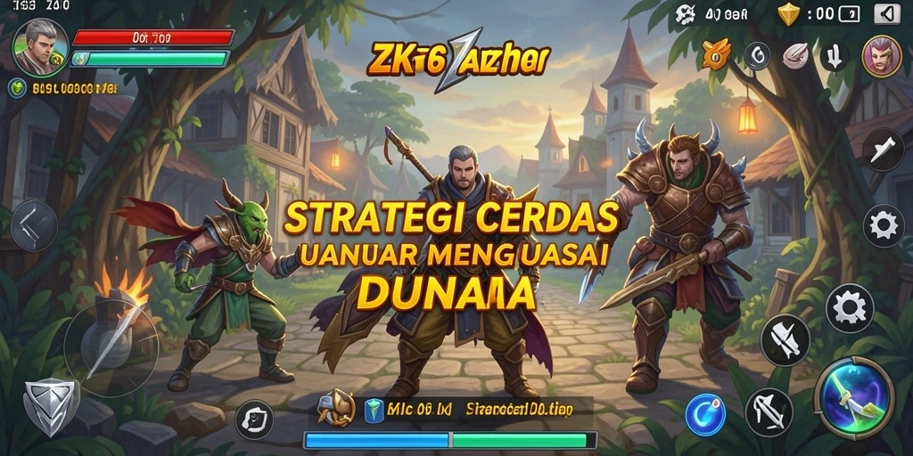 Tampilan gameplay seru dalam ZK6 dengan strategi yang intens.